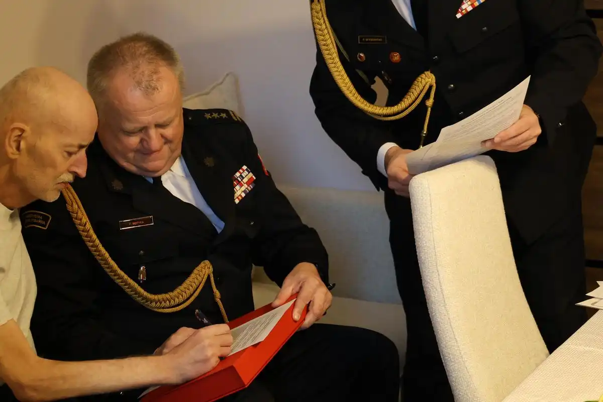Strażak z powołania. Bogdan Gumulak odchodzi na emeryturę po 37 latach służby