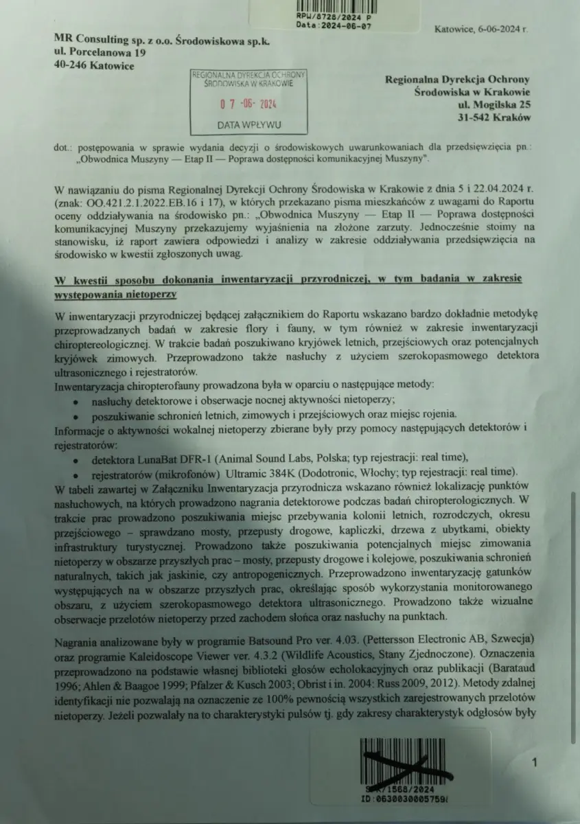 Spór o obwodnicę Muszyny nabiera tempa. W sprawę włącza się Krynica-Zdrój