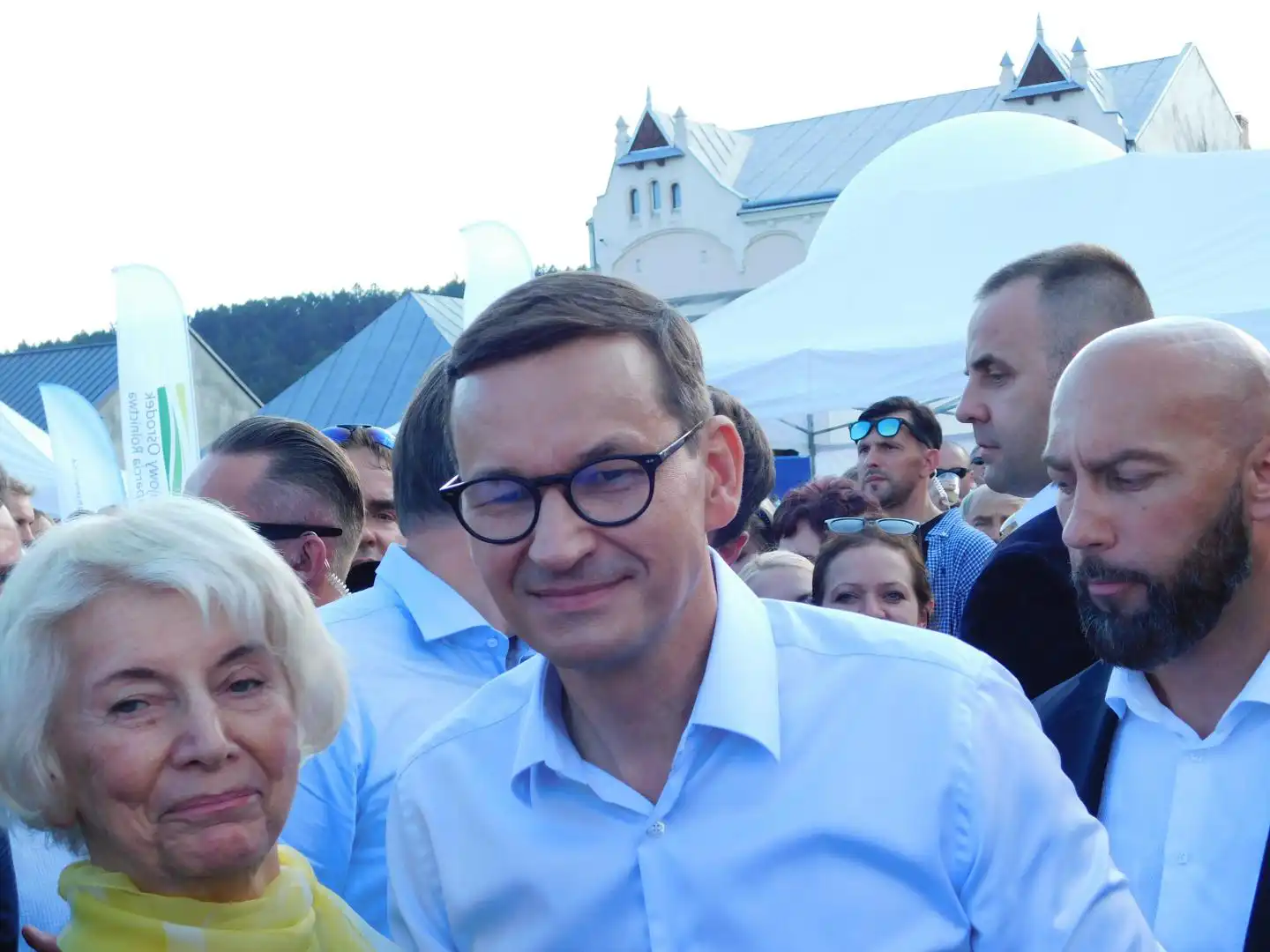 Premier Mateusz Morawiecki z wizytą w Starym Sączu [FILM]