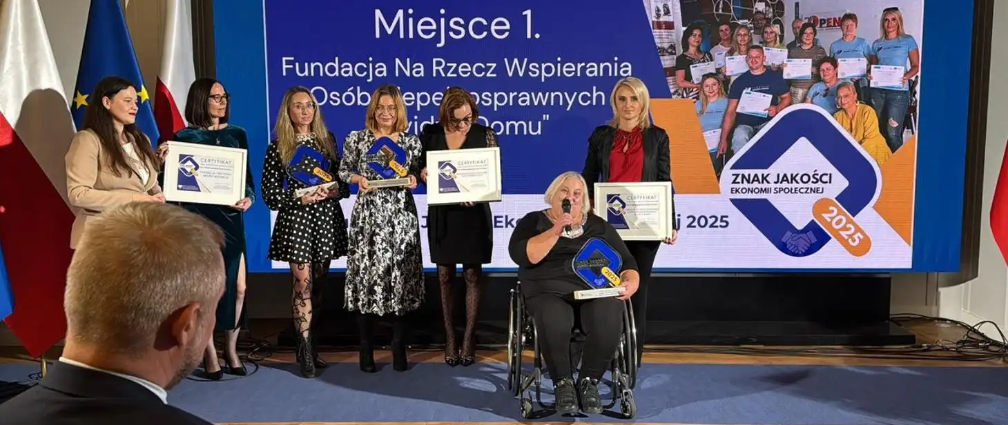 Usługi społeczne szyte na miarę. Fundacja „Wyjdź z Domu” liderem usług społecznych w Polsce