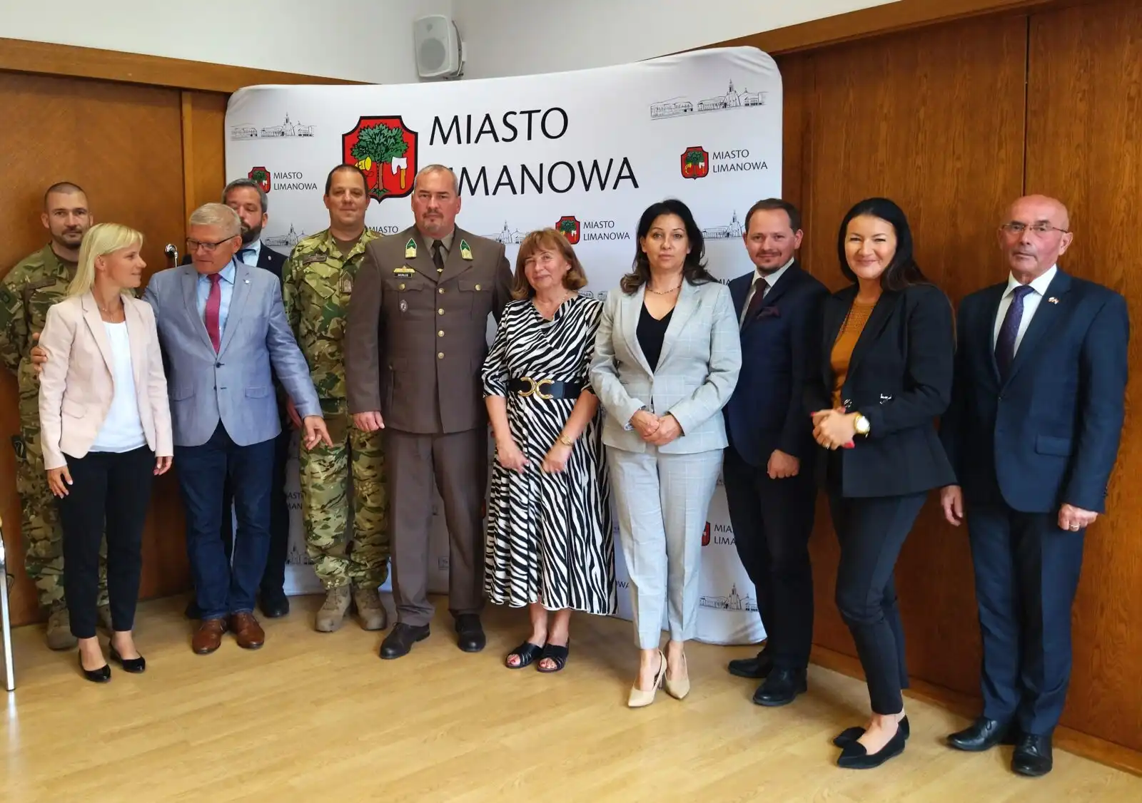 Węgierska delegacja w Limanowej
