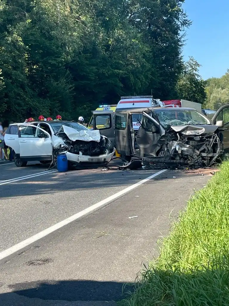 Wypadek w Witowicach Dolnych. Siedem osób trafiło do szpitala