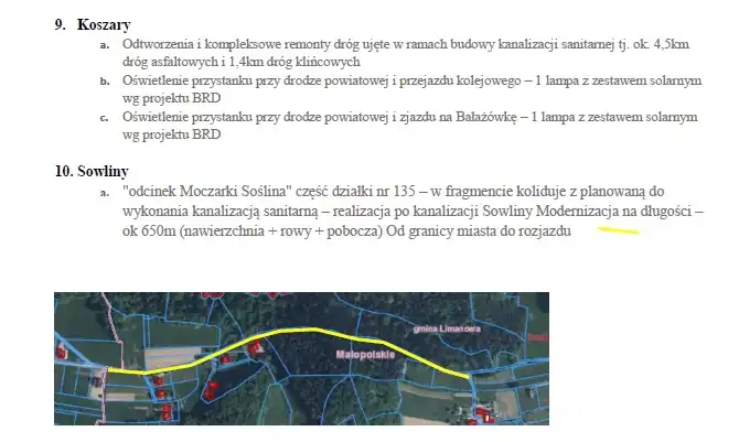 Rusza modernizacja dróg wewnętrznych na terenie gminy Limanowa
