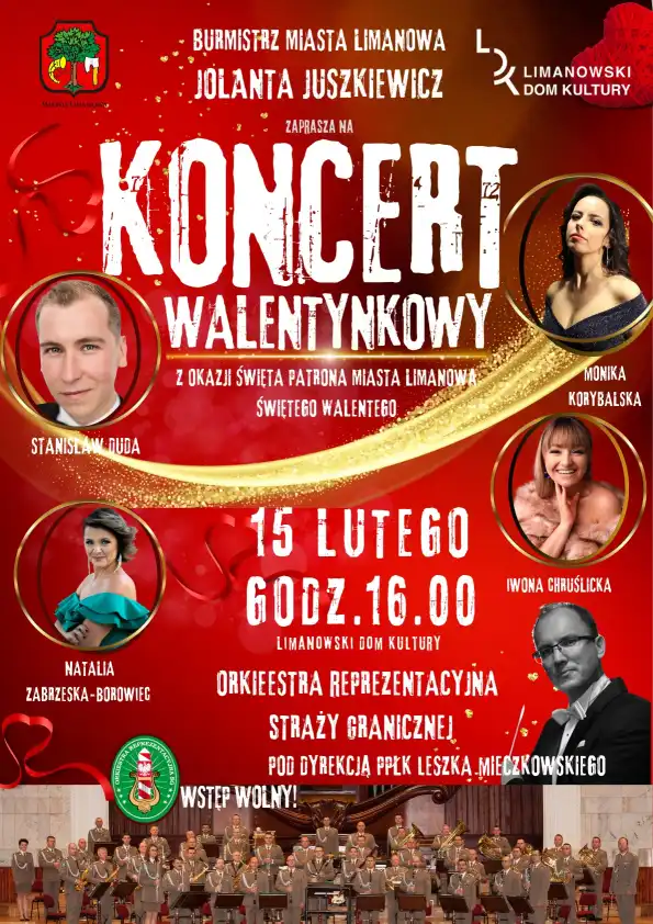 Koncert Walentynkowy w Limanowej. Niezapomniany wieczór pełen muzyki i romantyzmu