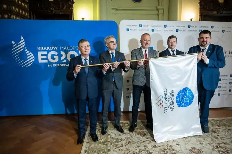 Symbol III Igrzysk Europejskich przekazany władzom Nowego Sącza