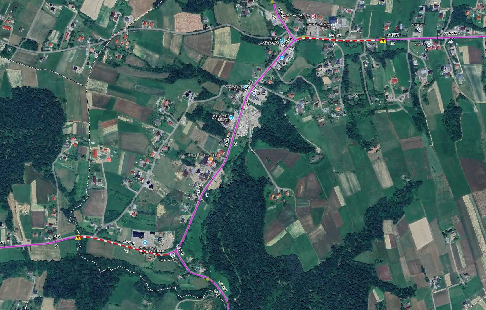 Uwaga Kierowcy! Ruch Wahadłowy na Drodze Nowy Sącz - Wilczyska