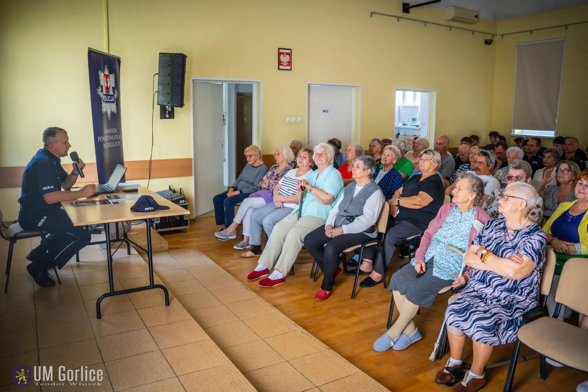 Seniorzy pod ochroną. Debata społeczna o bezpieczeństwie w Gorlicach