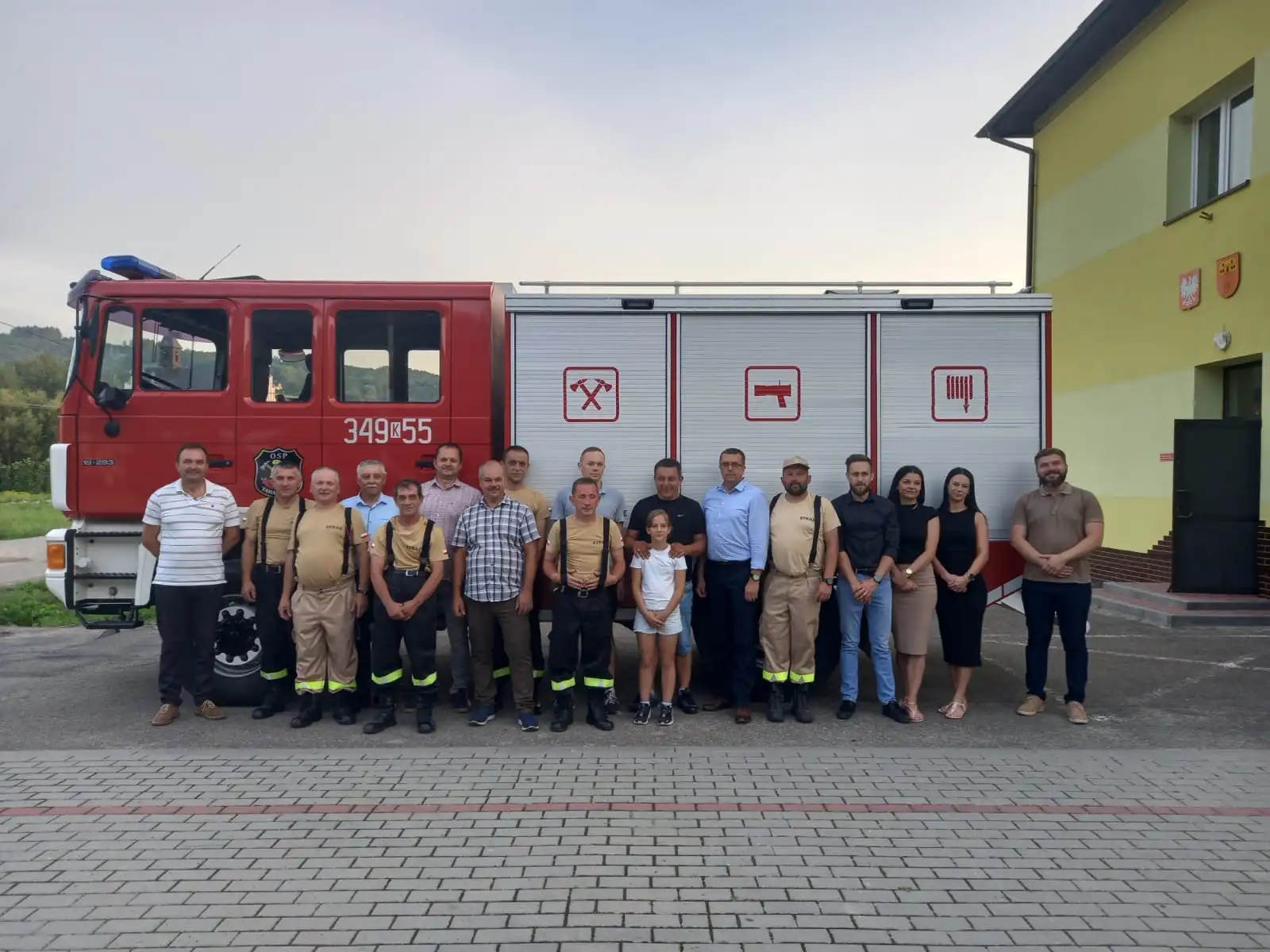 Samochód MAN z OSP Tabaszowa trafił do OSP Hłudno