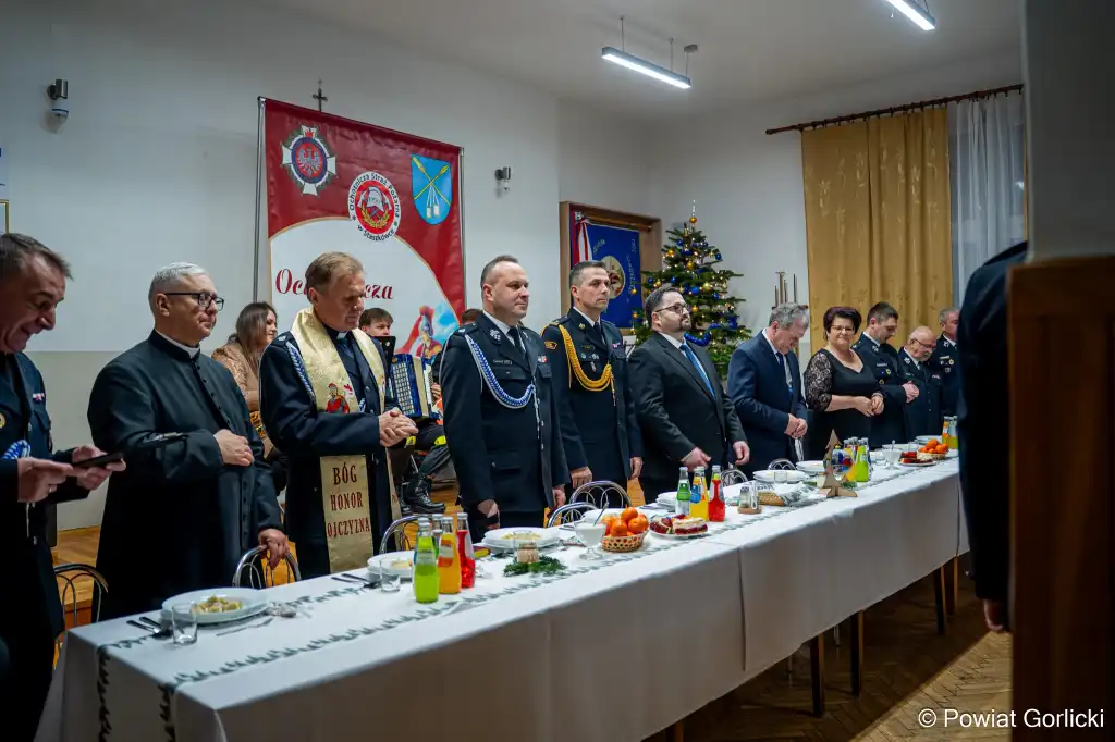 Strażacki opłatek w Staszkówce
