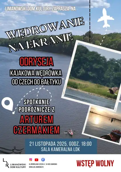 Wędrówka z nurtem rzeki. Artur Czermak z „Odryseją” w Limanowskim Domu Kultury