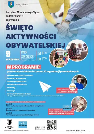 9 września w Parku Strzeleckim Święto Aktywności Obywatelskiej