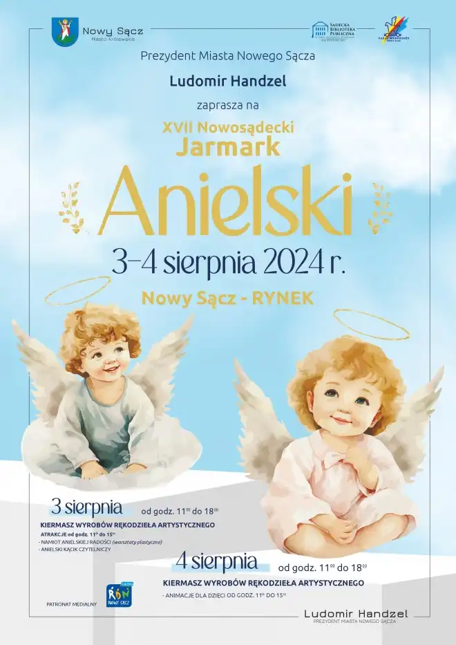 W dniach 3-4 sierpnia XVII Nowosądecki Jarmark Anielski. Będzie moc atrakcji