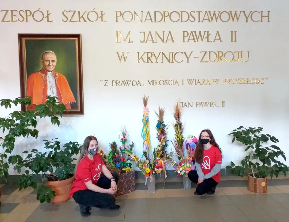 Wolontariusze z ZSP w Krynicy-Zdroju angażują się w akcje charytatywne i społeczne
