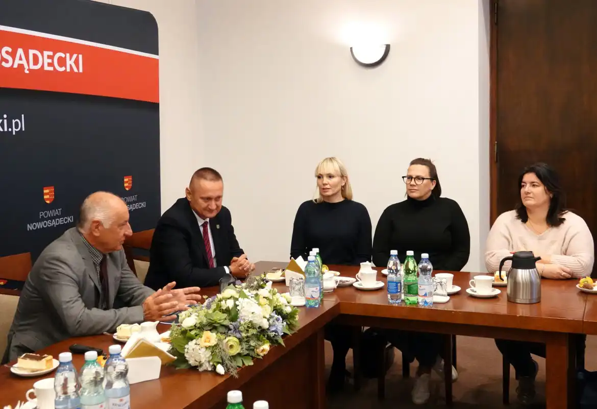 Samorządowcy z Powiatu Olsztyńskiego z wizytą na Sądecczyźnie