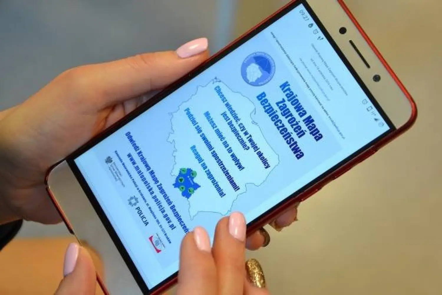 Małopolska: Krajowa Mapa Zagrożeń Bezpieczeństwa popularnym narzędziem kontaktu z Policją