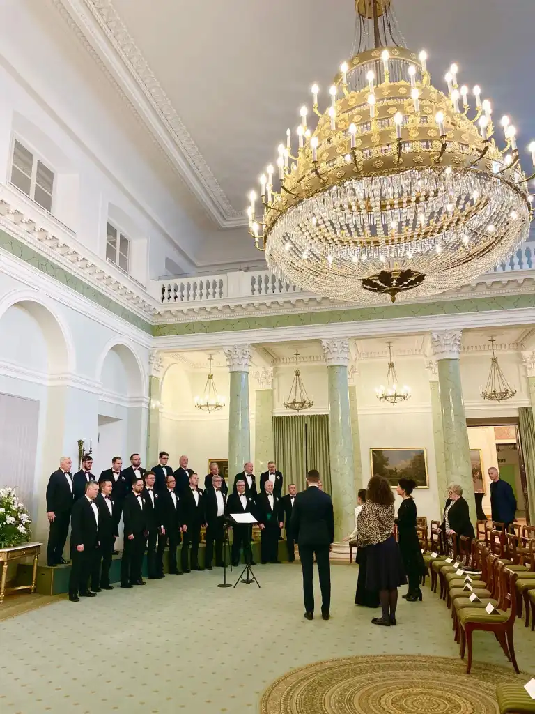 Chór Męski z Limanowej w Pałacu Prezydenckim. 100 lat muzycznej tradycji