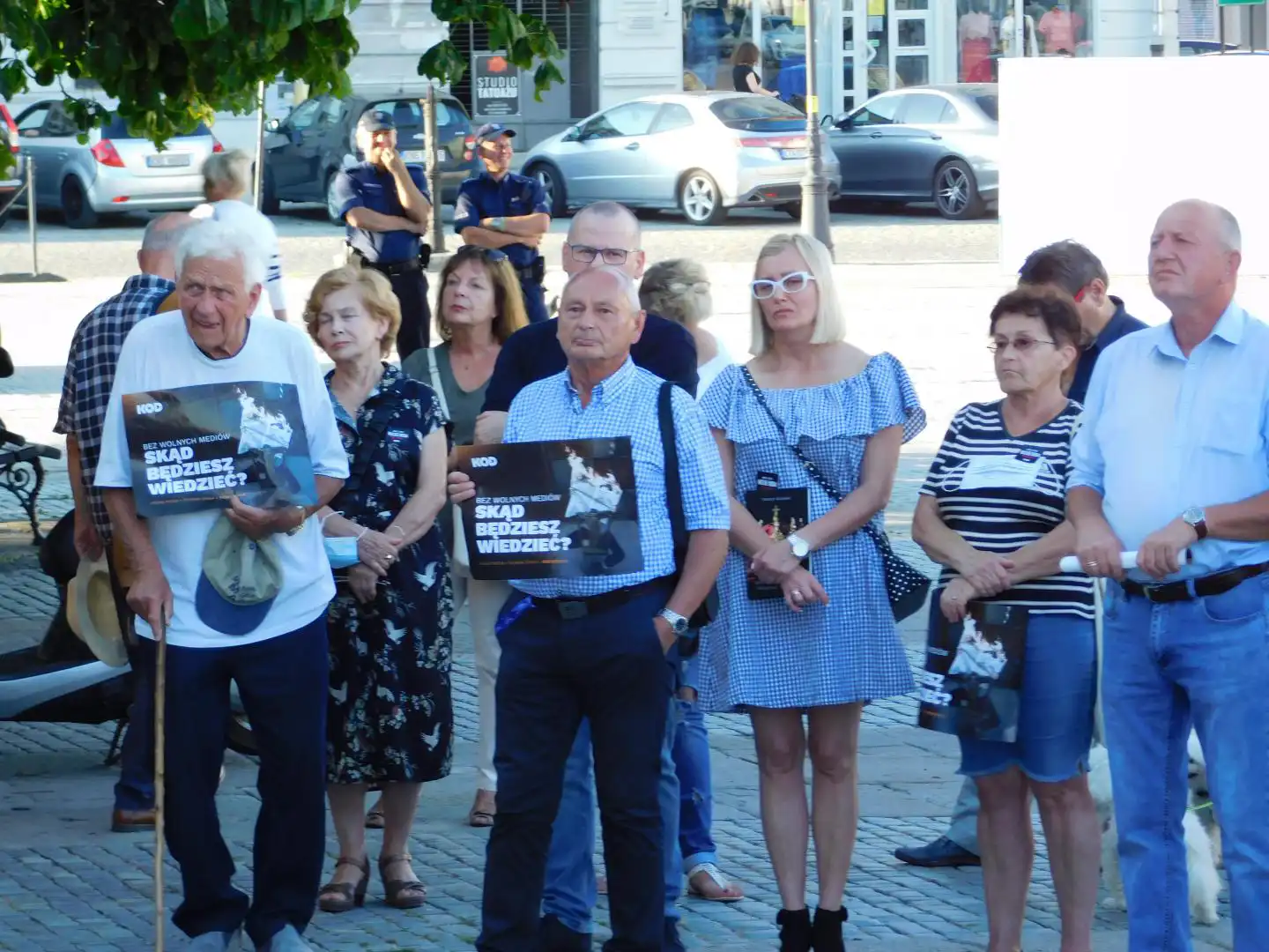 Nowy Sącz: Demonstracja w obronie wolności mediów