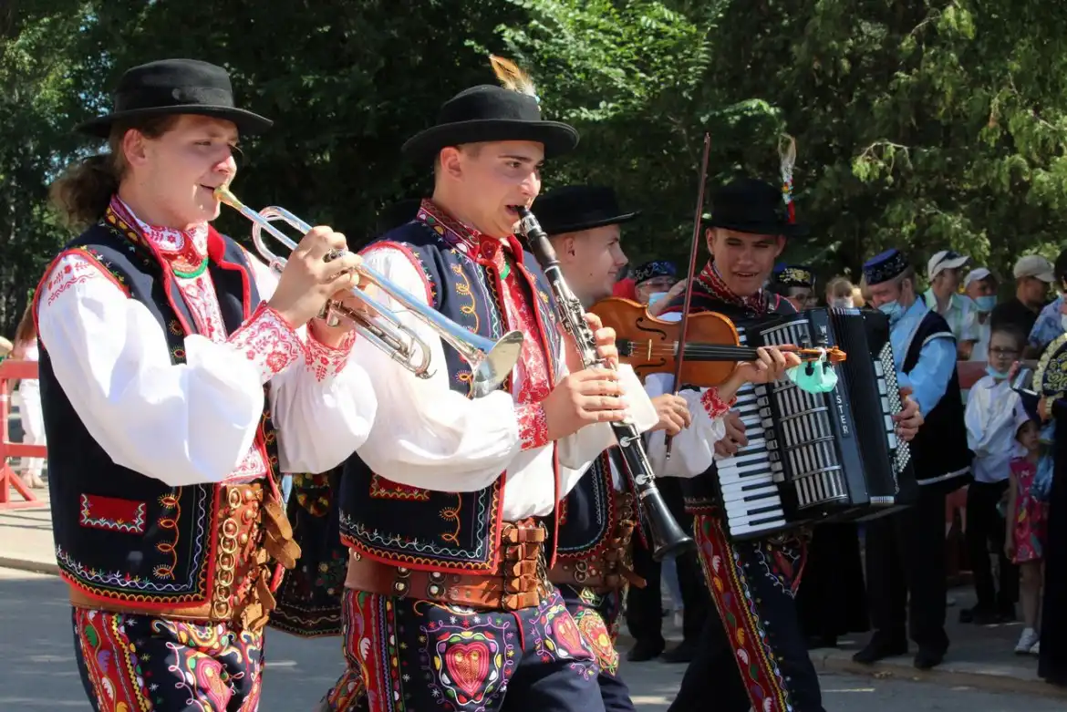 Zespół Mystkowianie reprezentował Polskę na międzynarodowej Folkloriadzie