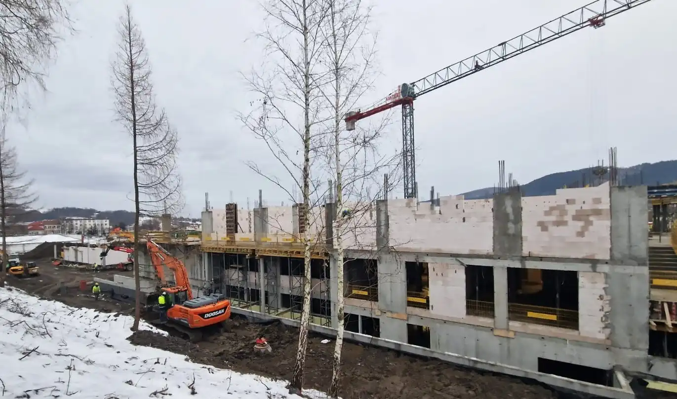 Postępują prace nad budową kompleksu wojskowego w Limanowej