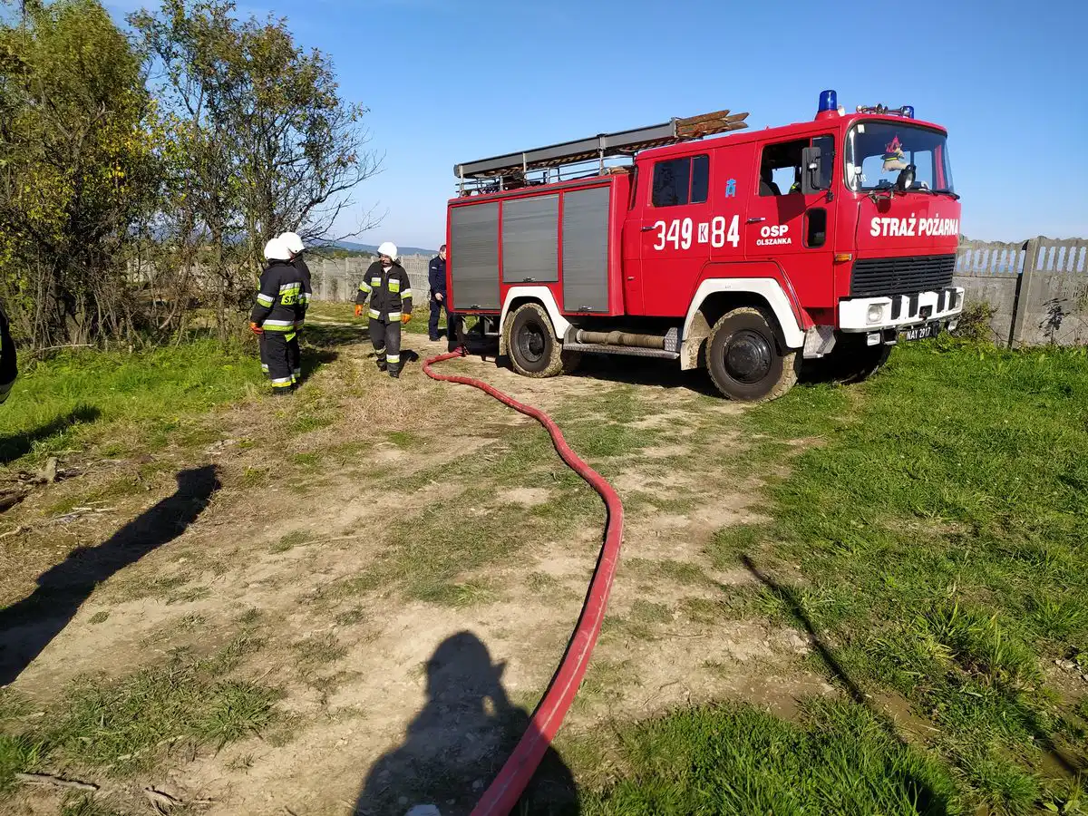 W Szczereżu spłonęła osobówka