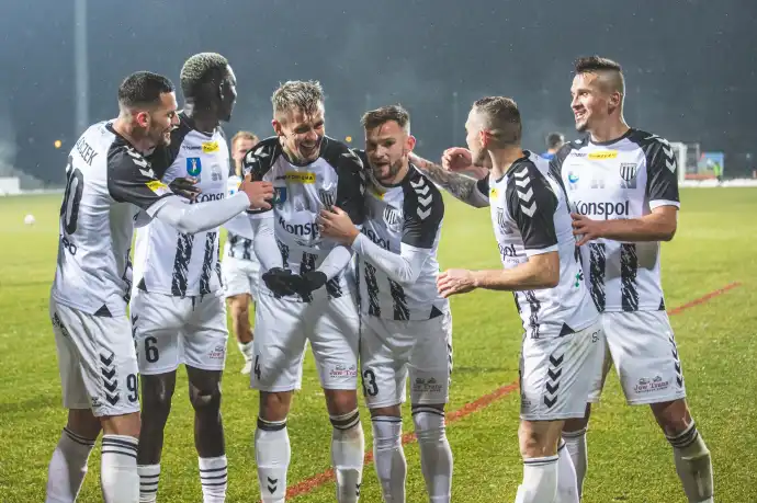 Ostatni mecz Sandecji w 2021 roku. O wyniku zadecydowały rzuty karne