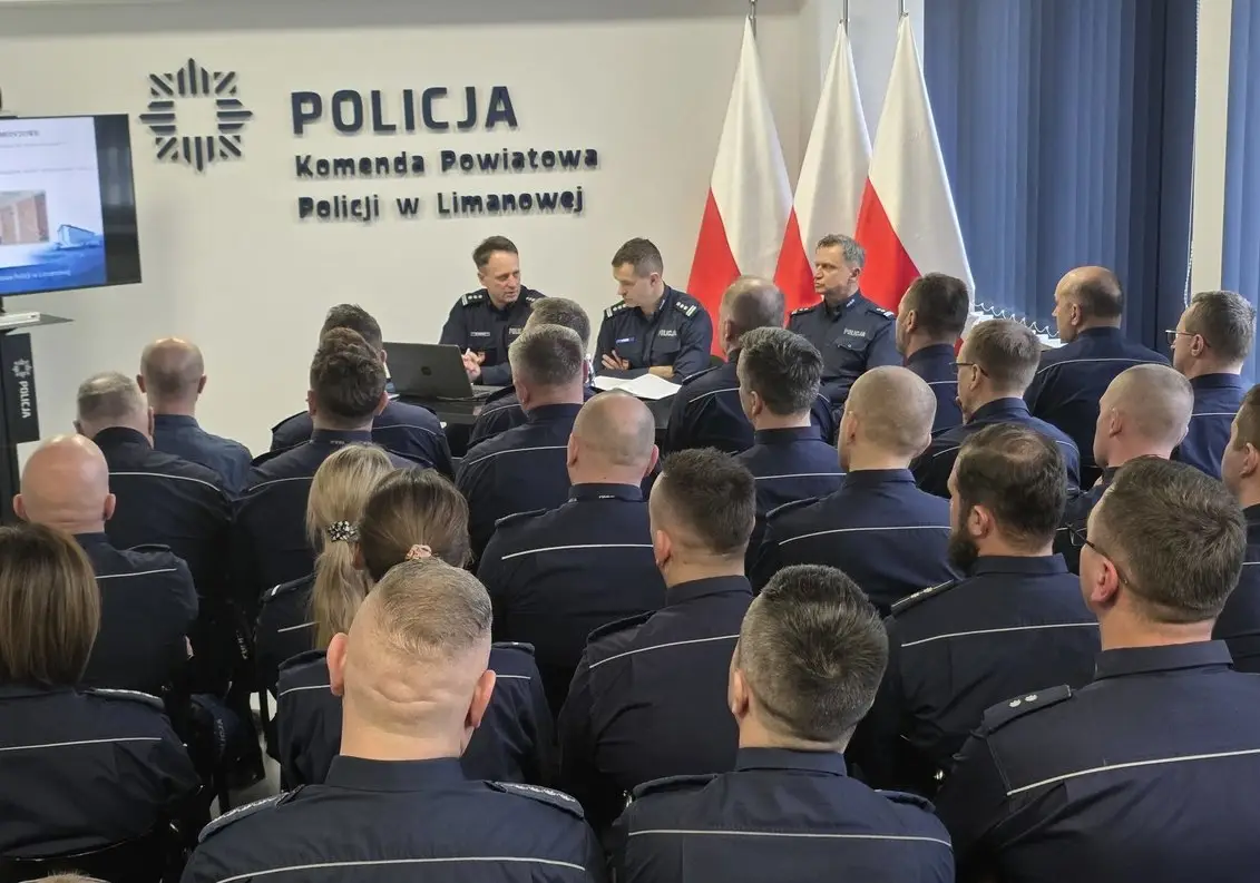 Narada roczna w limanowskiej komendzie. Bezpieczeństwo pod lupą