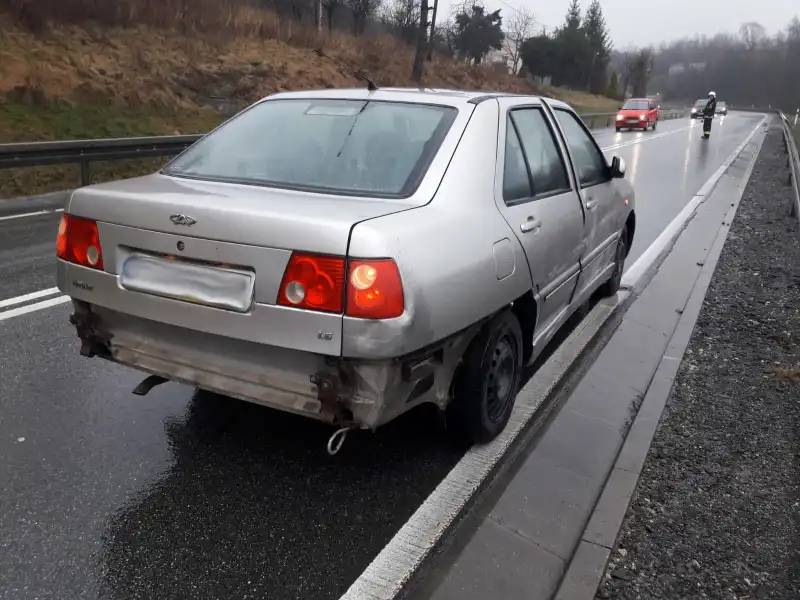 Kolizja na DK75 w Tęgoborzy