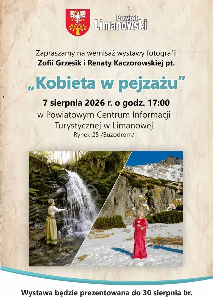 Wyjątkowa wystawa w Limanowej. „Kobieta w pejzażu” zachwyca połączeniem natury i sztuki