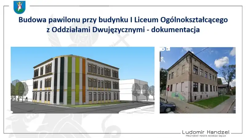 Nowy pawilon dla I LO w Nowym Sączu. Miasto ogłosiło przetarg