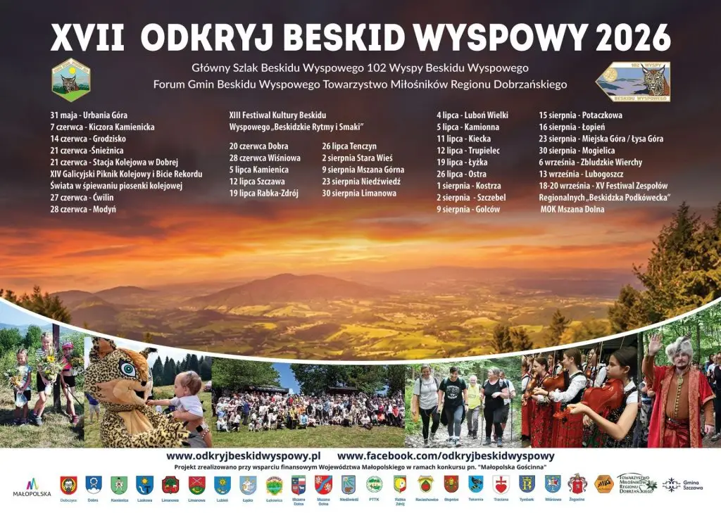 XVII edycja akcji ‘Odkryj Beskid Wyspowy’. Szlaki, nocne wyprawy i festiwale