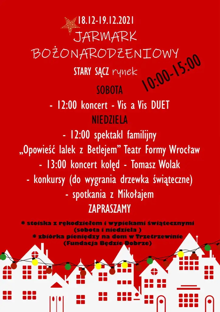 Stary Sącz: IV Jarmark Bożonarodzeniowy