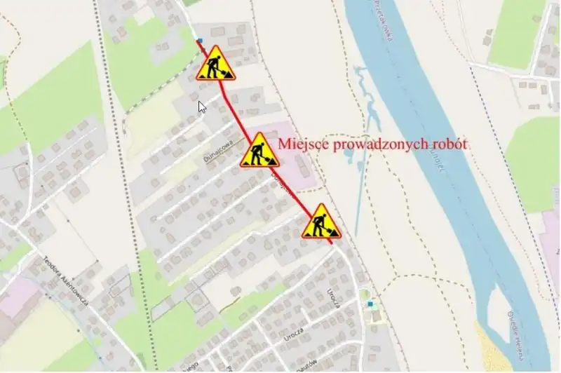 Uwaga! Remont ul. Halnej w Nowym Sączu. Utrudnienia od 12 marca