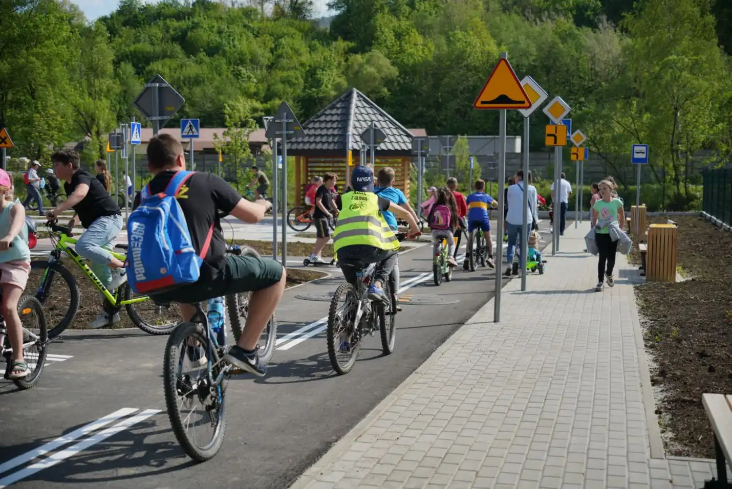 W Tymbarku otwarto miasteczko rowerowe