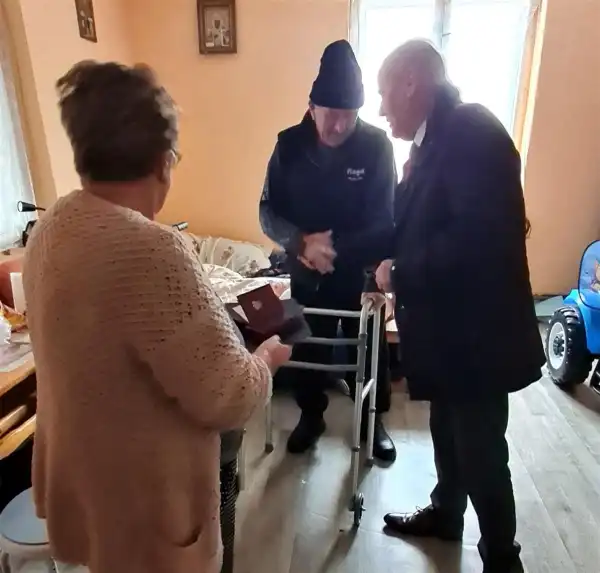 Wójt Gminy Podegrodzie odwiedził pary małżeńskie obchodzące Jubileusz Złotych Godów