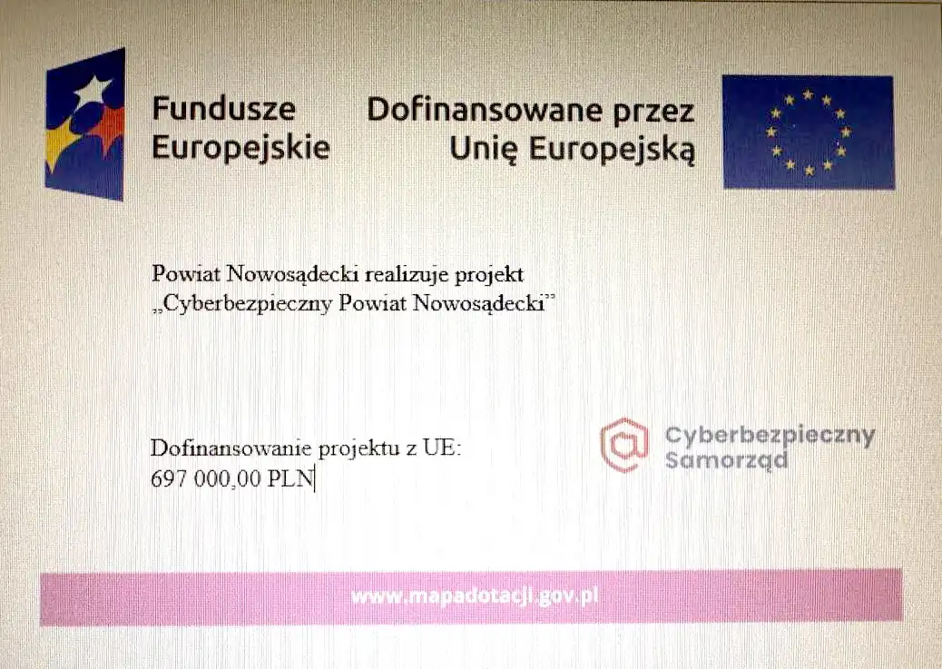 Cyberbezpieczny Powiat Nowosądecki. Nowy projekt na rzecz wzmocnienia ochrony danych