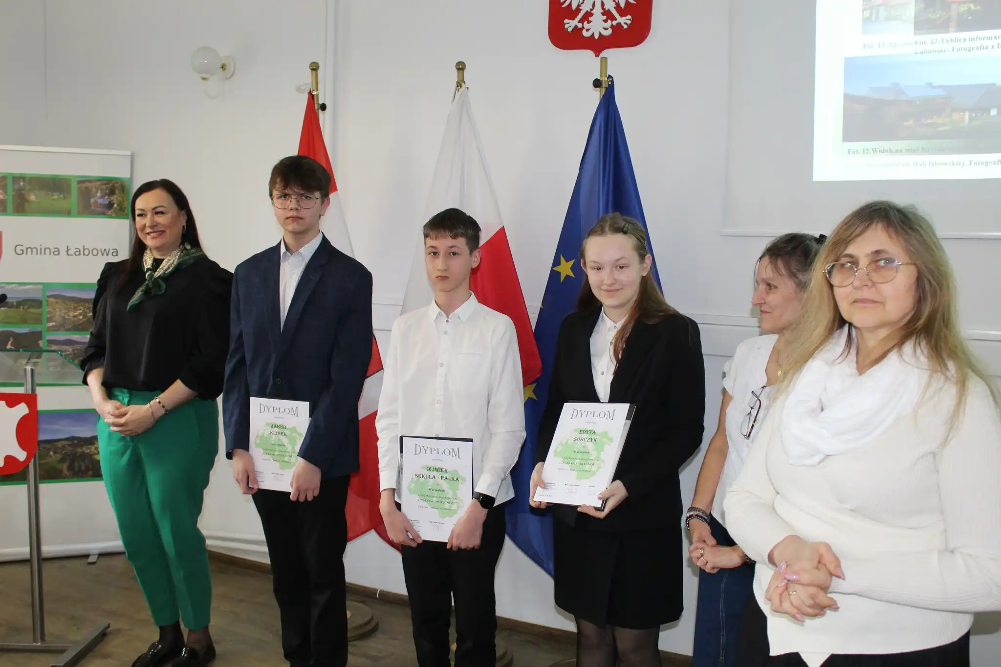 Młodzi znawcy Gminy Łabowa nagrodzeni