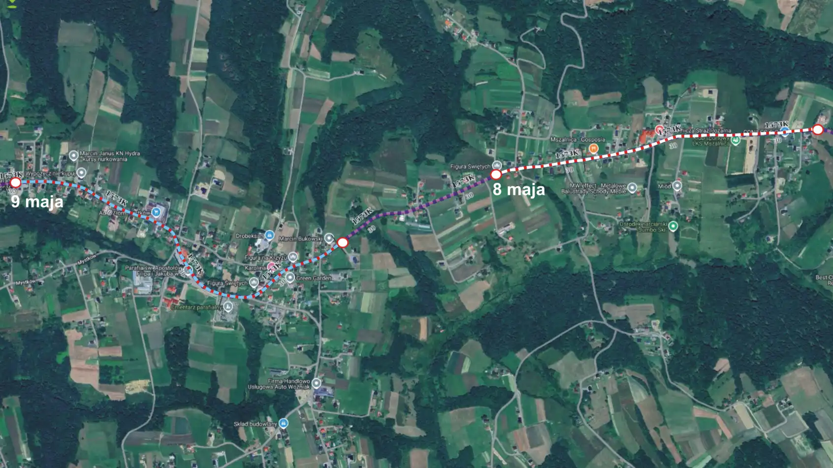 Uwaga kierowcy! Zmiana terminu zamknięcia odcinka drogi powiatowej nr 1573K Nowy Sącz – Cieniawa