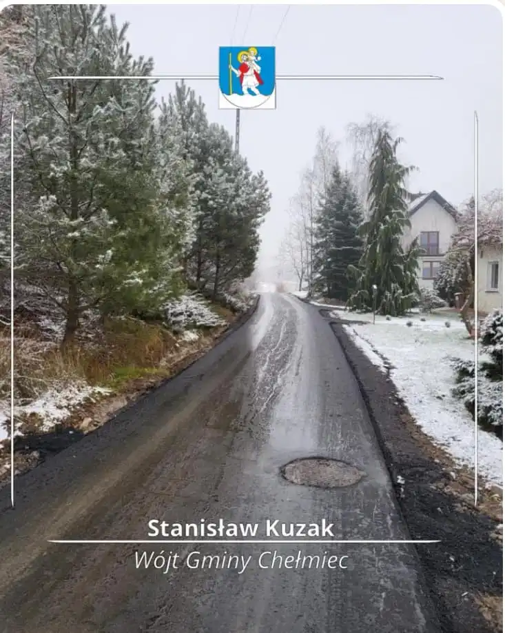 Nowa droga na Soślinach. Gmina Chełmiec zrealizowała inwestycję przed świętami