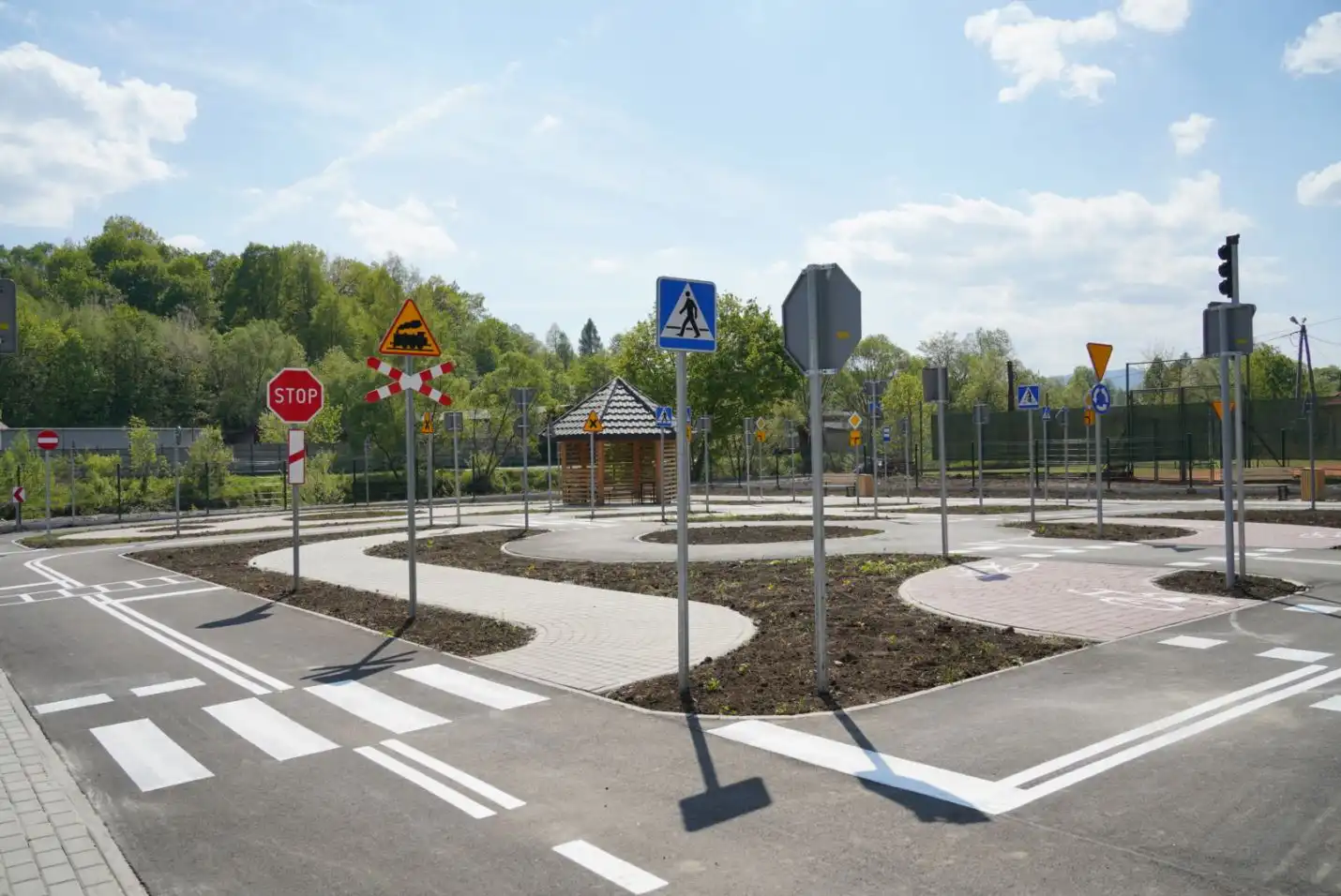 W Tymbarku otwarto miasteczko rowerowe