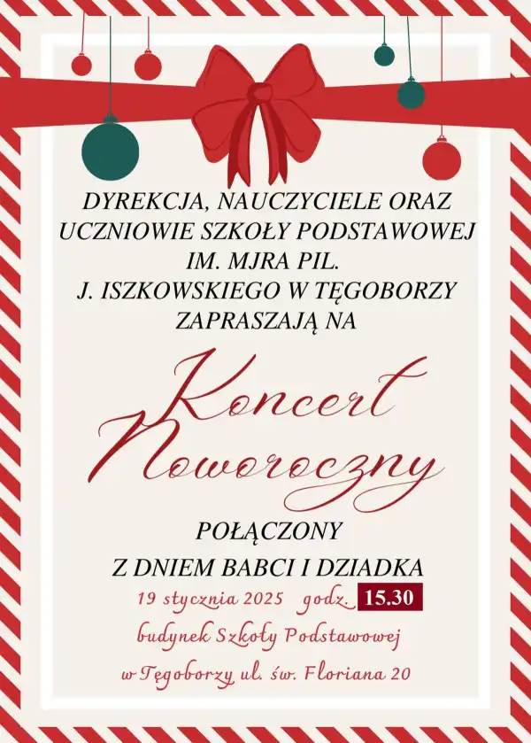 Koncerty noworoczne, kolędowanie i Święto Babci i Dziadka w Gminie Łososina Dolna