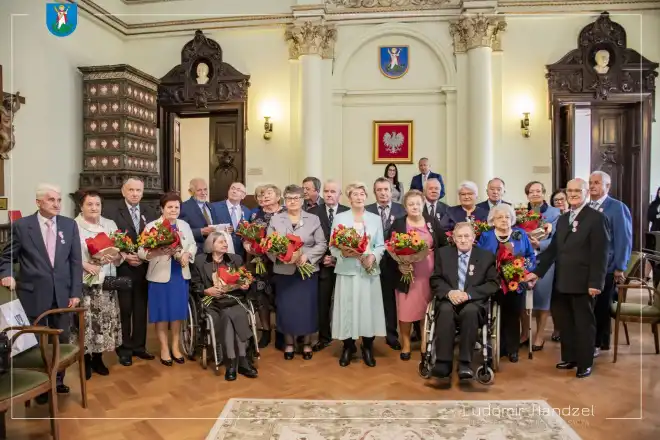W ratuszu świętowali Jubileusz Złotych i Diamentowych Godów