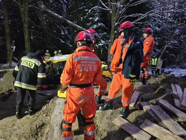 Dramatyczna akcja ratunkowa SGPR Nowy Sącz w Golcowej