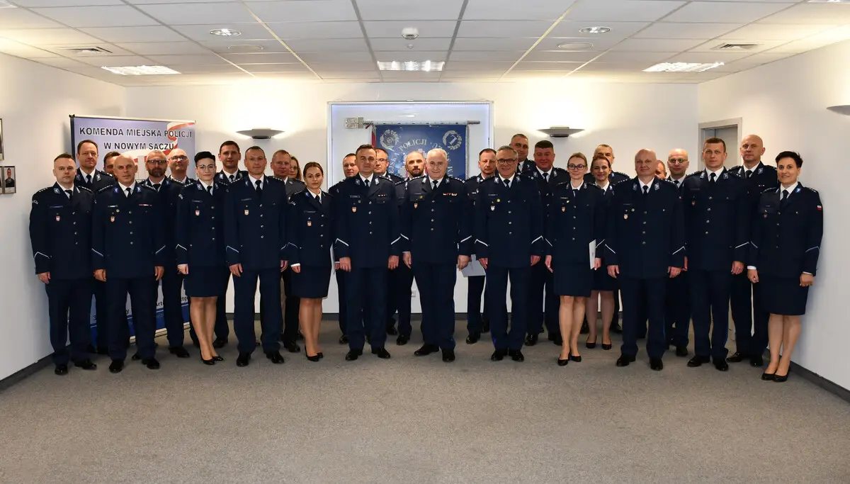 Awanse w sądeckiej policji. Nowi zastępcy komendanta oficjalnie powołani