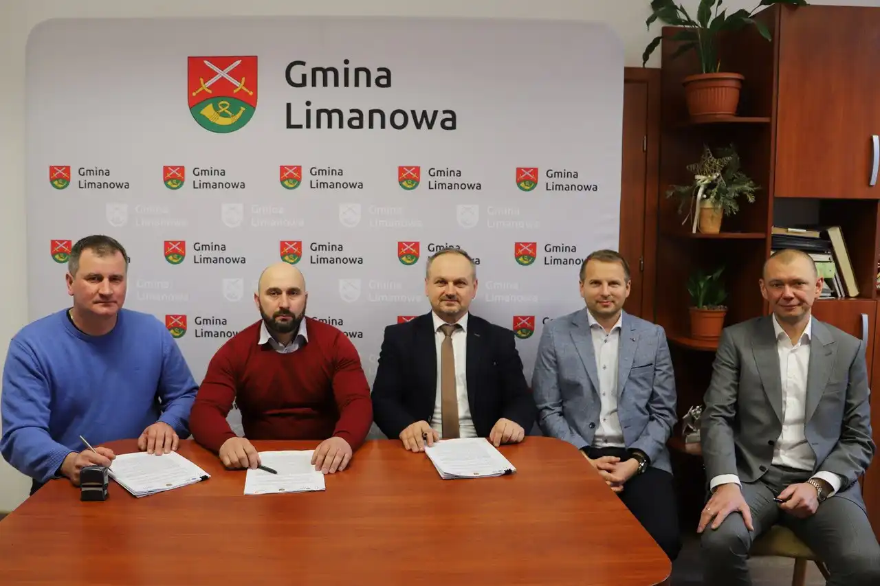 Gmina Limanowa podpisała umowy na budowę sieci kanalizacji w ramach POLSKIEGO ŁADU
