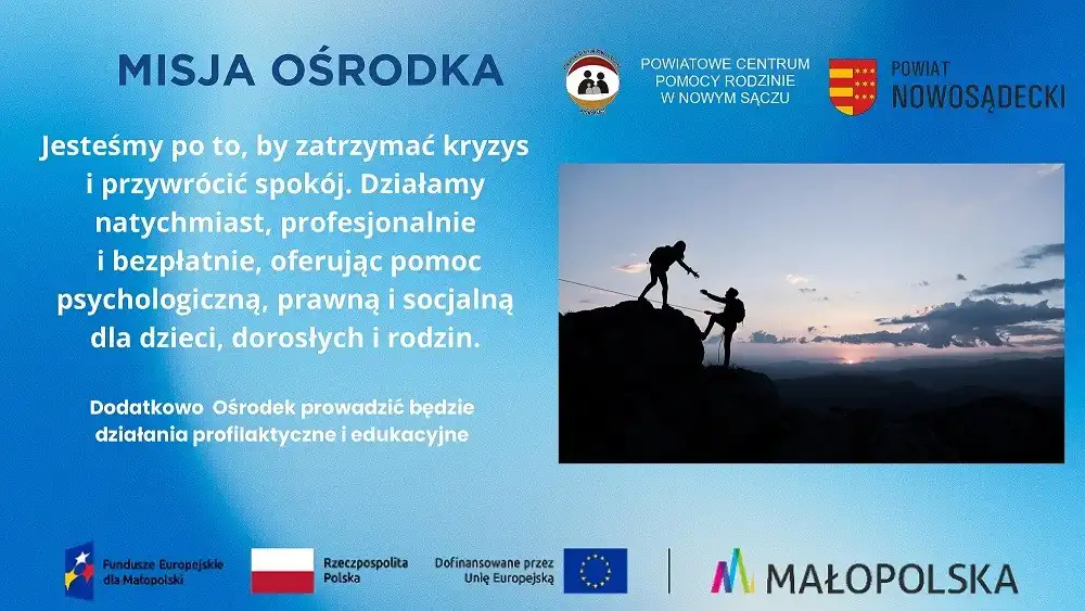 Bezpłatna pomoc psychologiczna i prawna w Nawojowej