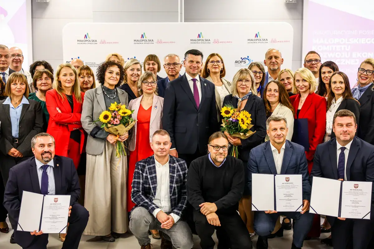 46 osób w nowym składzie. Małopolski Komitet Rozwoju Ekonomii Społecznej rozpoczął kadencję