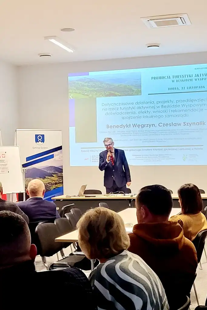 Promocja turystyki aktywnej w Beskidzie Wyspowym. Inspirujące seminarium w Dobrej