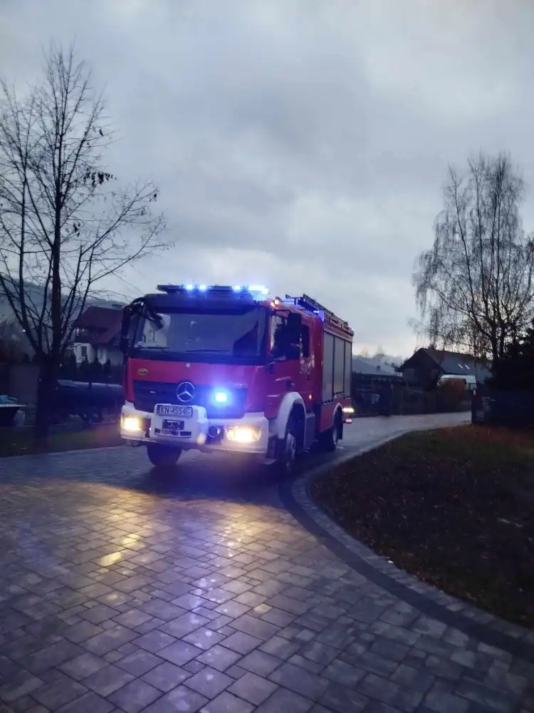 Pożar sadzy w Kamionce Wielkiej. Szybka akcja strażaków