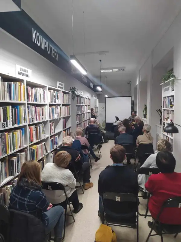 „Wojenne losy Krynicy i jej mieszkańców. Krynica 1939 - 1945”. Prelekcja w Bibliotece Publicznej