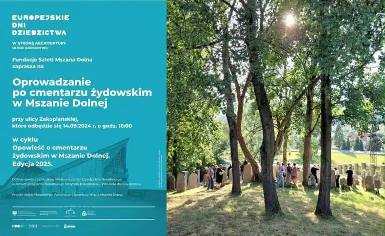 Odkryj historię żydowskiej społeczności Mszany Dolnej. Oprowadzanie po cmentarzu żydowskim w ramach Europejskich Dni Dziedzictwa